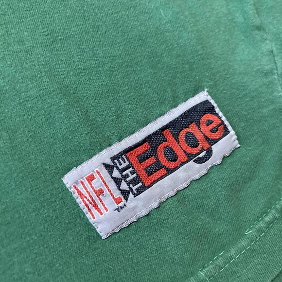New York Jets 1997 Vintage The Edge Crewneck 3/4 Sleeve T-shirt Size XL - Picture 4 of 9